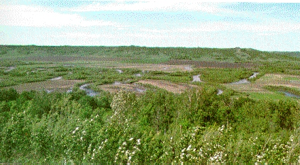  Alluvial deposits in the Qu'Appelle Valley